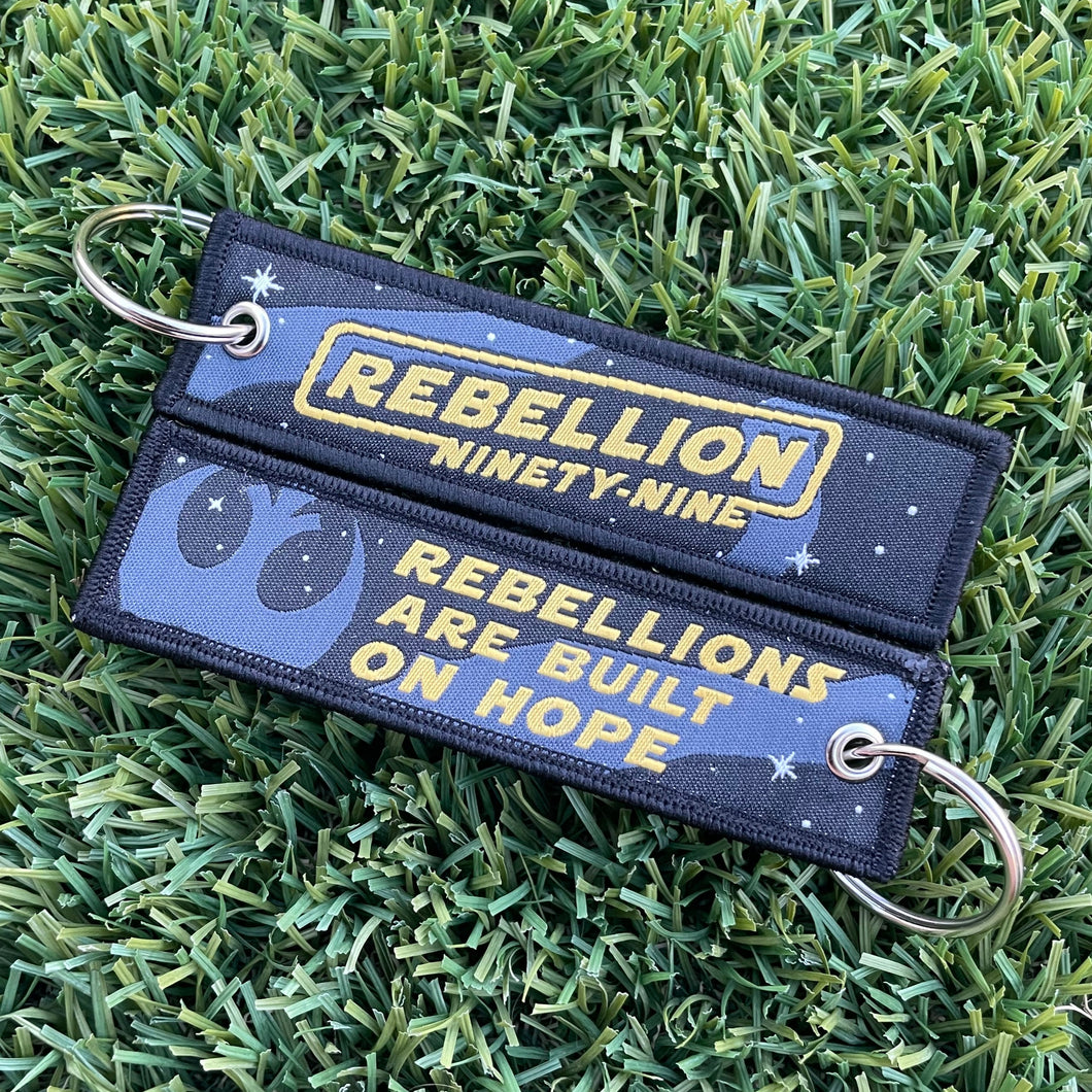 Rebellions Are Built On Hope Woven Keychain